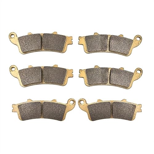 DOUKI Für Hon&da VTX 1800 C Classic 2002–2008 VTX 1800 R 2002–2008 NRX 1800 Rune 2004–2005 Motorrad-Bremsbeläge Aus Gesintertem Metall Vorne Und Hinten Bremse von DOUKI