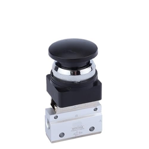 1/8 Zoll 3-Wege-2-Positionen-Pneumatikventil MOV-01 MOV-02 MOV-03A Mechanisches Ventil 1 Stücke(MOV-03A-Black-Mogu) von DOUKNAIL