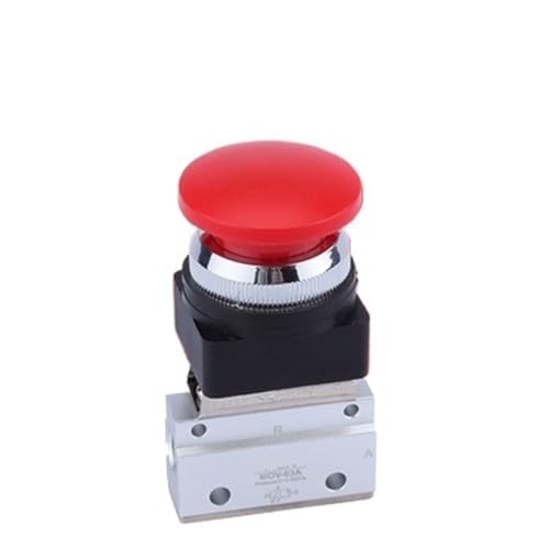 1/8 Zoll 3-Wege-2-Positionen-Pneumatikventil MOV-01 MOV-02 MOV-03A Mechanisches Ventil 1 Stücke(MOV-03A-Red-Mogu) von DOUKNAIL