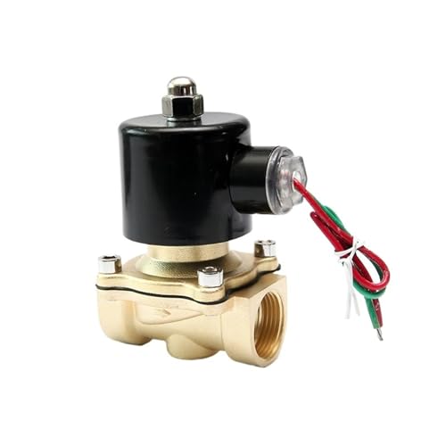 3/4 Zoll normalerweise geschlossenes Messing-Magnetventil 220VAC 24VDC 12VDC 110VAC 380VAC 24VAC 1Pcs(BSP_24VDC) von DOUKNAIL
