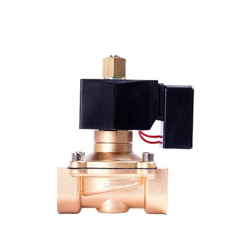 3/8 2 Zoll Wassermagnetventil Normalerweise geöffnetes elektrisches Magnetventil aus Messing, 1 Stück(2",BSP_24VDC) von DOUKNAIL