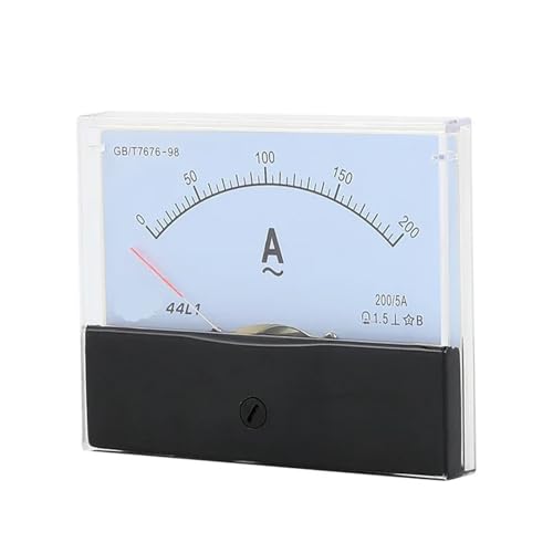 44L1 AC Analog Amperemeter Zeiger Meter 1A-800A Strom Meter 1Pcs(AC 100-5A) von DOUKNAIL
