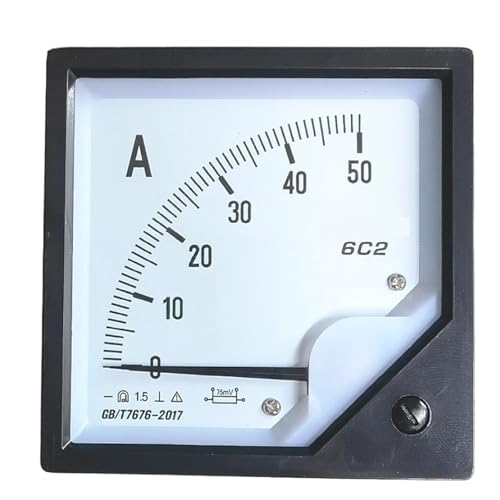 6C2 Zeigertyp DC Amperemeter 1A2A3A5A10A30A100A200A 1 Stücke(30A(75mV)) von DOUKNAIL
