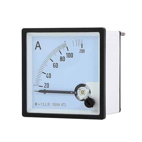 6T2 AC Analog Amperemeter 1A-2000A Zeiger Strom Meter 1Pcs(AC_30W) von DOUKNAIL