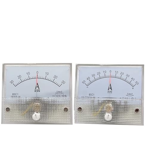 85C1 +-A 1A 2A 3A 5A 10A Zeiger DC Positive und Negative Amperemeter 1 Stücke(20-0-20A) von DOUKNAIL