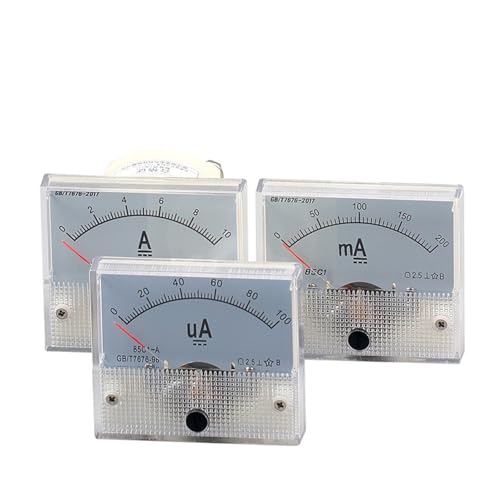 85C1-A 5A 10A 30A Analog Amperemeter DC Amp Gauge Strommessung Panel Meter 1 Stücke(30A) von DOUKNAIL