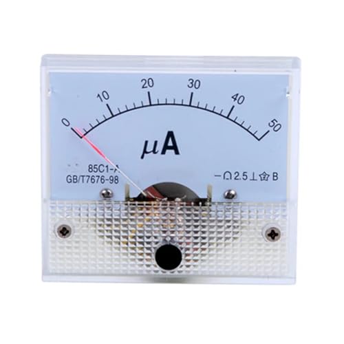85C1-uA DC Zeiger Amperemeter Analog Amperemeter AMP 50uA 100uA 200uA 300uA 500uA 1Pcs(30uA) von DOUKNAIL
