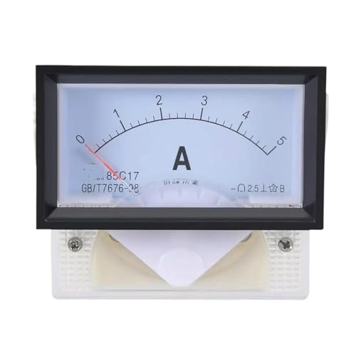 85C17 Analog Current Panel Meter DC 1A-100A Amperemeter for Schaltungsprüfung Ampere 1Pcs(2A) von DOUKNAIL