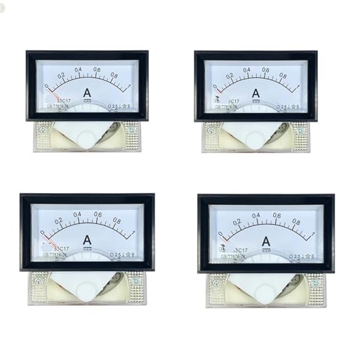 85C17 DC 1A-100A Analog Current Panel Meter Amperemeter for Schaltungsprüfung Ampere Tester Messgerät 1 Stücke(3A) von DOUKNAIL