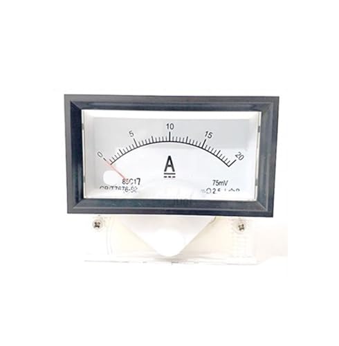 85C17 DC 1A-800A Analog Current Panel Meter Amperemeter for Schaltungsprüfung Ampere Tester Messgerät 1 Stücke(10A) von DOUKNAIL