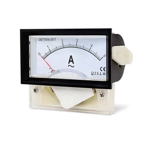 85L17 AC Amperemeter 1-600A Zeiger Meter Strom Meter 1Pcs(AC AMMETER_AC 2A) von DOUKNAIL