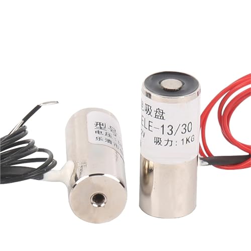D13mm * H30mm Halten Elektrischer Magnet Hebe 1KG/10N Solenoid Sucker DC 6V 12V 24V 1Pcs(12V) von DOUKNAIL