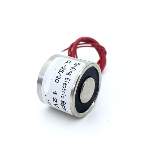 D25mm * H20mm Halten Elektrischer Magnet Heben 5KG/50N Solenoid Sucker Elektromagnet DC 6V 12V 24V 1Pcs(6V) von DOUKNAIL