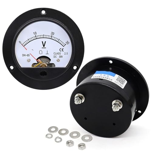DH-65 DC Strom und Spannung 5V-500V Rundzeiger Meter 1Pcs(DC 150V) von DOUKNAIL