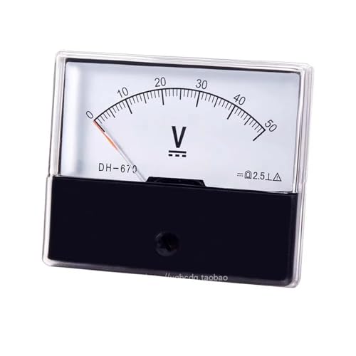 DH-670 Zeigertyp DC-Voltmeter 5V10V20V30V50V100V150V 1 Stücke(DC0-50V) von DOUKNAIL
