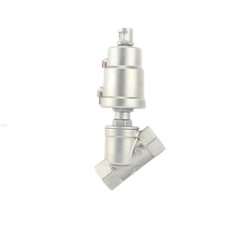 DN10 Edelstahl Pneumatische Antrieb Winkel Sitz Ventil 16bar 1Pcs(NORMALLY OPEN_SINGLE ACTING) von DOUKNAIL