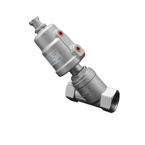 DN25 Edelstahl Pneumatische Antrieb Winkel Sitz Ventil 16bar 1Pcs(NORMALLY OPEN_SINGLE ACTING) von DOUKNAIL