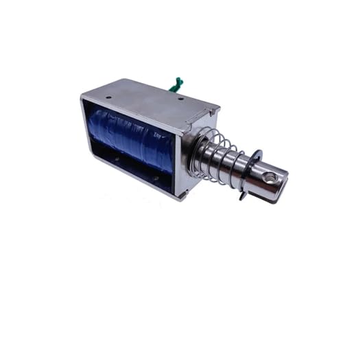 Hub 10mm DC 24V TAU-1039 1039B Pull Push Typ 12V Linear Solenoid-elektromagneten 1Pcs(TAU-1039,12V) von DOUKNAIL