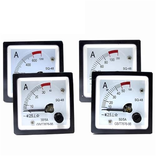 SQ-48 AC Amperemeter 2 Mal Überlast Typ 1A 5A 10A 20A 50A 100/5A 600/5A 800/5A 1Pcs(3A) von DOUKNAIL