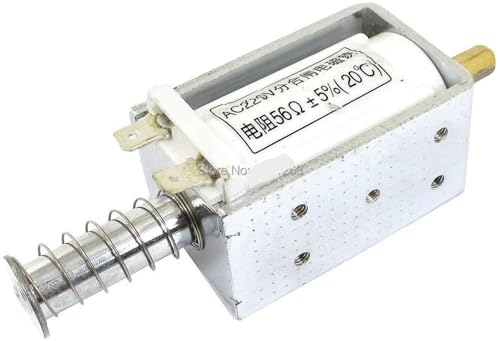 VS1 DC12V 24V 110V AC 220V 3A 3Kg Open Frame Push-Pull Solenoid-Elektromagnet-Antrieb 1 Stücke(AC110V) von DOUKNAIL