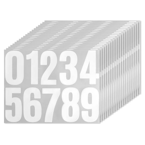 Briefkasten Zahlen Aufkleber,20 Blatt Selbstklebende Wasserdicht Hausnummer Aufkleber 0-9 Leicht Anzubringende Zahlen Aufkleber für Postfach Schilder Fenster Geschäft Mülltonne Briefkasten Zahlen Aufkleber,20 Blatt Selbstklebende Wasserdicht Hausnummer Aufkleber 0-9 Leicht Anzubringende Zahlen Aufkleber für Postfach Schilder Fenster Geschäft Mülltonne von DOULEIN