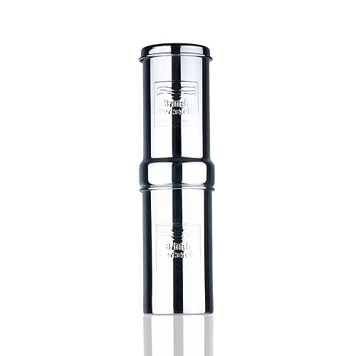 British Berkefeld 1-Liter-Edelstahl-Schwerkraft-Wasserfiltersystem | Mit einer Ultra Sterasyl-Kartusche | Rein schmeckendes Wasser | Keine Stromversorgung oder Installation erforderlich von DOULTON