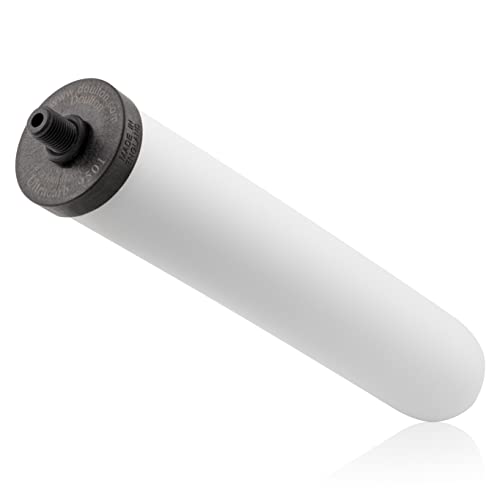 Doulton 10" UltraCarb | 1er-Pack | Authentischer Keramik-Kerzenfilter| Passend für alle 1/4“-BSP-Anschlüsse | NSF-zertifiziert | Reduziert Verunreinigungen | Verbessert Geschmack und Geruch | 9501 von DOULTON