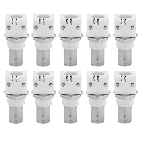 10 Stück 90 Grad PCB BNC Stecker BNCQ9 Adapter weiß für CCTV Systeme Material langlebig Signalübertragung von DOUQIFEI