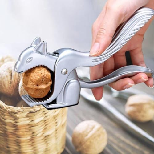 DOUQIFEI Nut Cracker Clip, Walnut Cracker Tools Squirrel Shape Zinc Alloy Walnut Opener Labor Saving Heavy Duty Multi Purpose Nutcracker for Nuts DOUQIFEI Nut Cracker Clip, Walnut Cracker Tools Squirrel Shape Zinc Alloy Walnut Opener Labor Saving Heavy Duty Multi Purpose Nutcracker for Nuts von DOUQIFEI
