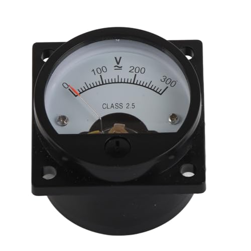 Rundes Voltmeter ABS Analoges Ziffernblatt Panel Messgerät Präzises Werkzeug zur Messung von SO45 AC 0300 V für Elektriker und Techniker Rundes Voltmeter ABS Analoges Ziffernblatt Panel Messgerät Präzises Werkzeug zur Messung von SO45 AC 0300 V für Elektriker und Techniker von DOUQIFEI