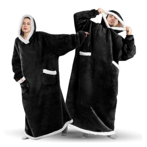 Übergroße Sherpa Hoodie Sweatshirt Decke Weiche Gemütliche Warme Riesen Hoodie Kuscheldecke mit Ärmeln Kapuzenpullover Super Weich und Bequem Weihnachtspullover Geeignet für Erwachsene, Männer, Frauen Übergroße Sherpa Hoodie Sweatshirt Decke Weiche Gemütliche Warme Riesen Hoodie Kuscheldecke mit Ärmeln Kapuzenpullover Super Weich und Bequem Weihnachtspullover Geeignet für Erwachsene, Männer, Frauen von DOUUCO