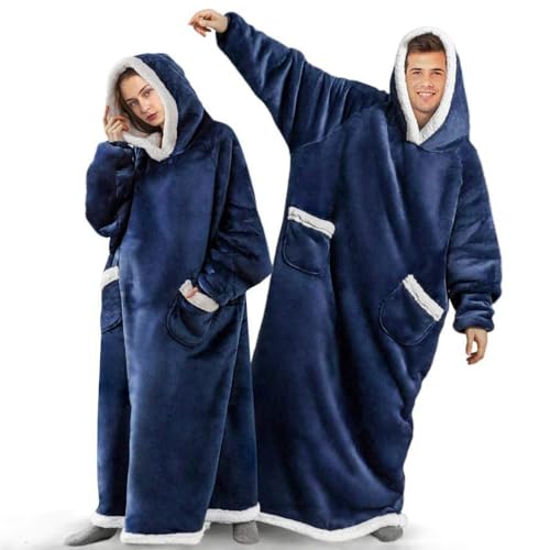 Übergroße Sherpa Hoodie Sweatshirt Decke Weiche Gemütliche Warme Riesen Hoodie Kuscheldecke mit Ärmeln Kapuzenpullover Super Weich und Bequem Weihnachtspullover Geeignet für Erwachsene, Männer, Frauen Übergroße Sherpa Hoodie Sweatshirt Decke Weiche Gemütliche Warme Riesen Hoodie Kuscheldecke mit Ärmeln Kapuzenpullover Super Weich und Bequem Weihnachtspullover Geeignet für Erwachsene, Männer, Frauen von DOUUCO
