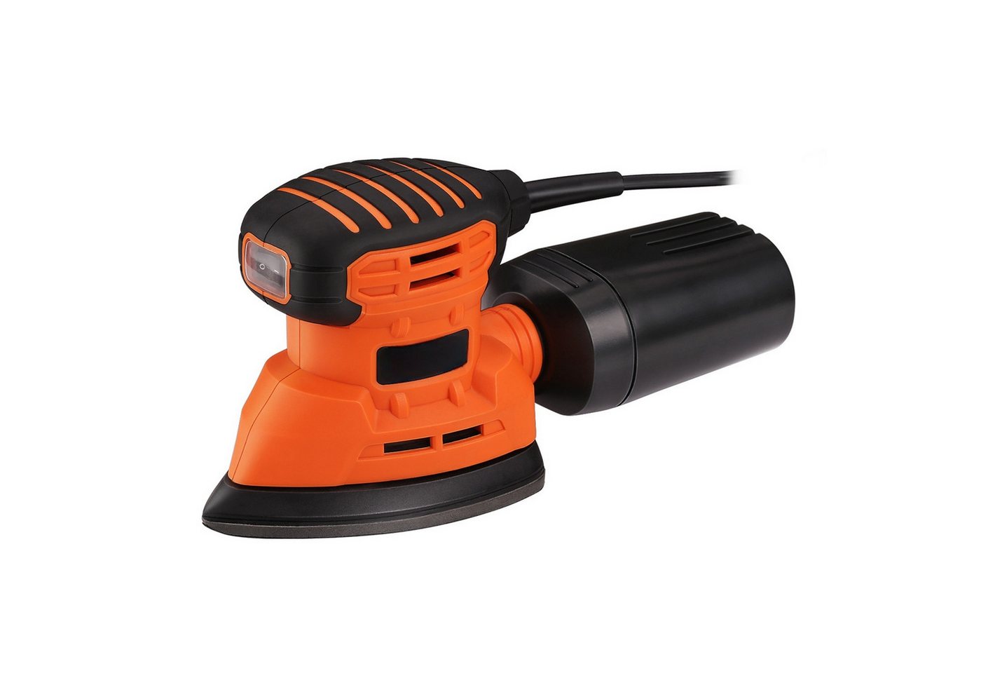 DOVAMAN Deltaschleifer 130W, bis zu 12000 U/min, 12 Stück Schleifpapiere (140x140x80mm), max. 12000 U/min von DOVAMAN