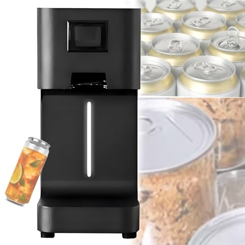 Kommerzielle Becherversiegelungsmaschine, 2" Dosendurchmesser. Automatisches Tisch-Dosenversiegelungswerkzeug zum Versiegeln von Plastik-/Glas-/Blechflaschen, 6,6" max versiegelte Höhe von DOZPAL