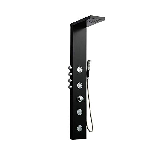 DP Grifería CH30026 Thermostatische Hydromassage-Säule, Schwarz DP Grifería CH30026 Thermostatische Hydromassage-Säule, Schwarz von DP GRIFERIA
