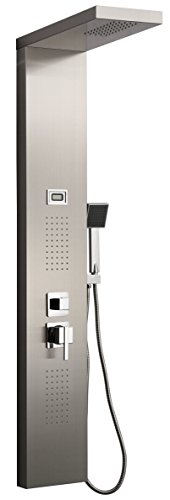 DP Grifería – Hydromassage-Säule, silber, S-9127 von DP GRIFERIA