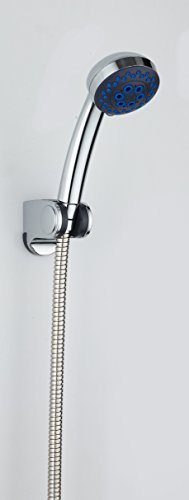 DP bath RY-L051 RY-S001 Handbrause RY-H051+ Halterung RY-P012 + Brauseschlauch RUND-S001, Silber von DP bath