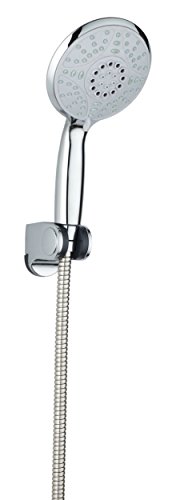 DP bath Handbrause RY-H215 + Halterung RY-P012 + Brauseschlauch RY-S001, Silber von DP GRIFERIA