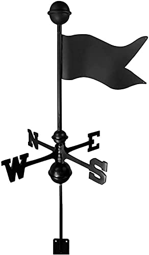 Wetterfahne Flagge Wetterhahn Windrichtungsanzeiger,Retro Flagge Form Geschnitztes Design,Wetterfahne Betreff Dach Deko,Fürs Dach Garten Deko 1,50 * 35cm Wetterfahne Flagge Wetterhahn Windrichtungsanzeiger,Retro Flagge Form Geschnitztes Design,Wetterfahne Betreff Dach Deko,Fürs Dach Garten Deko 1,50 * 35cm von DPCXZ
