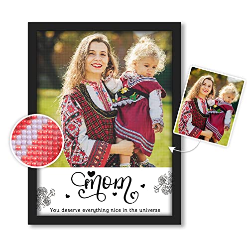 Diamond Painting eigenes Foto – Diamond Painting personalisiert, Geschenke für Mama, Mama Geburtstagsgeschenk, Mama Geschenk, Muttertagsgeschenk, 30 * 40 cm von DPDP