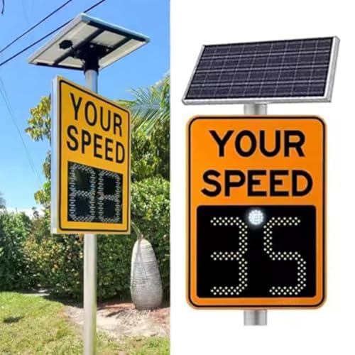 DPDZSW 20''x27'' Solarbetriebenes Radar-Geschwindigkeits-Feedback-Schild,Straßenwarnung Solar-Radar-Geschwindigkeitsbegrenzungsschild LED-Anzeige Für Autobahnen,Geschwindigkeitsbegrenzte Straßen DPDZSW 20''x27'' Solarbetriebenes Radar-Geschwindigkeits-Feedback-Schild,Straßenwarnung Solar-Radar-Geschwindigkeitsbegrenzungsschild LED-Anzeige Für Autobahnen,Geschwindigkeitsbegrenzte Straßen von DPDZSW