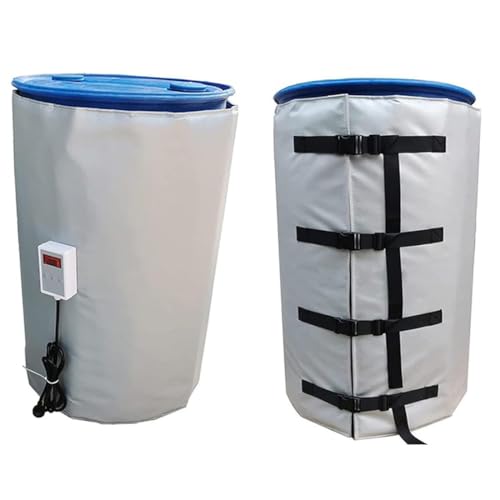 Professionelle 55 Gallonen/275 Gallonen Vollabdeckung Ibc-Behälter-Heizdecke - 2300 W/4000 W, Ip67 - Schnellheizend Und Einstellbarer Thermostatregler 20 °f-375 °f - Ibc Heizmantel,55Gallons/200l von DPDZSW