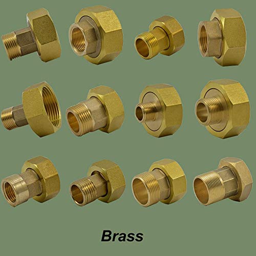 1-1/2" Female To 1-1/4" Female Lengthen Brass Union Pipe Fitting Water Gas Oil For Water Meter von DPEPFTNBFY