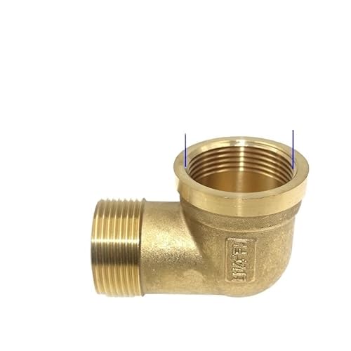 1-1/4" Female To Male Elbow 90 Degre Brass Pipe Fitting Coupler Connector Water Gas Fuel von DPEPFTNBFY