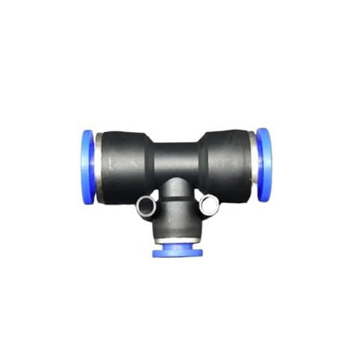12-6-12mm Tee 3 Way Platic Push In to One Touch Fitting Pneumatic Air Adapter von DPEPFTNBFY