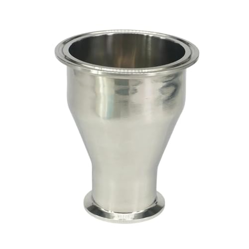 1pc Fit Tube O.D Reduce 89mm-51mm Tri Clamp 3.5"-2" 304 Stainless Steel Ferrule Concentric Pipe Fitting Reducer von DPEPFTNBFY