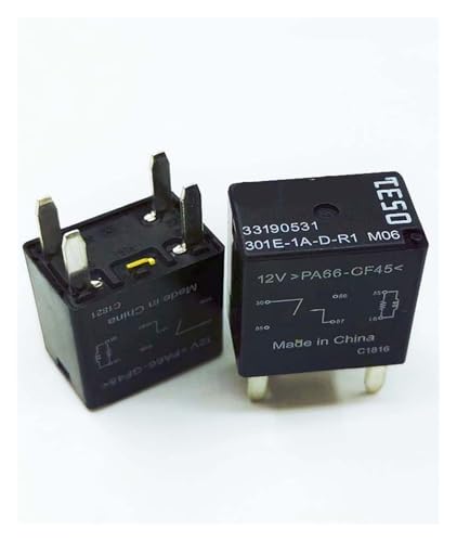 2 PCS 12V Relay 301E-1A-D-R1 M06 12VDC 4Pins 2 PCS 12V Relay 301E-1A-D-R1 M06 12VDC 4Pins von DPEPFTNBFY