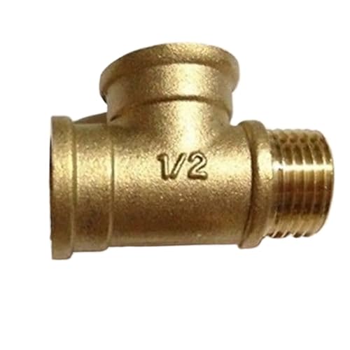 2pcs 1/2" Female-Female-Male Tee 3 Way Brass Pipe Fitting Connector Water Fuel Gas 2pcs 1/2" Female-Female-Male Tee 3 Way Brass Pipe Fitting Connector Water Fuel Gas von DPEPFTNBFY