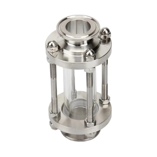 3.5" 89mmTri Clamp Flow Sight Glass Diopter For Home Brew Diary 304 Stainless Steel Fitting Ferrule OD 106mm 3.5" 89mmTri Clamp Flow Sight Glass Diopter For Home Brew Diary 304 Stainless Steel Fitting Ferrule OD 106mm von DPEPFTNBFY
