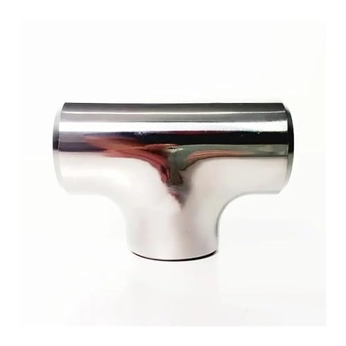 57mm 2.25" Pipe OD Butt Thicken 3mm Tee 3 Way Splitter SUS 304 Stainless Steel Fitting Spliter Homebrew Beer Wine von DPEPFTNBFY
